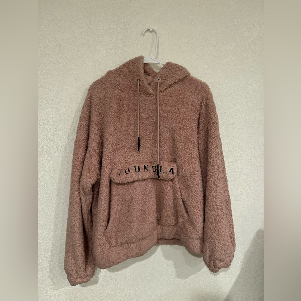 Young La Fuzzy hoodie